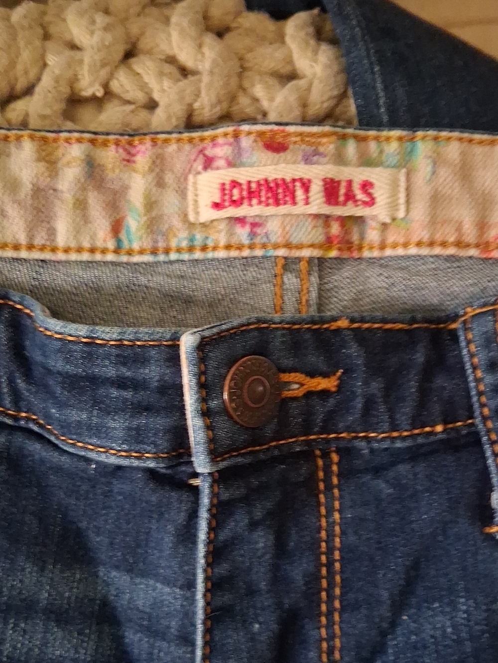 Johnny Was jean's size 27